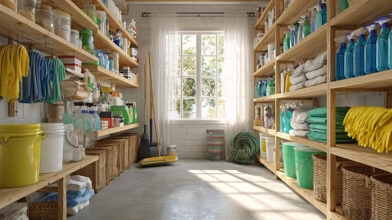 Подготовка к генеральной уборке: организация инвентаря и пространства