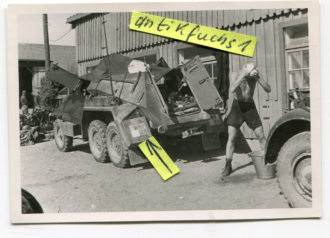 Schützen-Panzer SPW WH- 189 mit Funkantenne an d