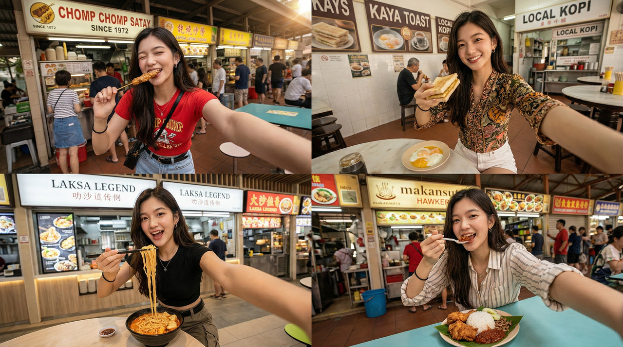 4 variation of selfie pose image2 different cloth delpmaspu (2)