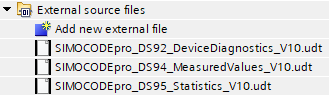 SIMOCODE and SIRIUS PLC data types SIMOCODE and SIRIUS PLC data types