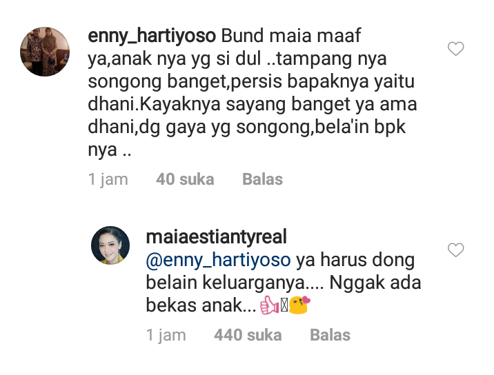 Komentar Maia Estianty