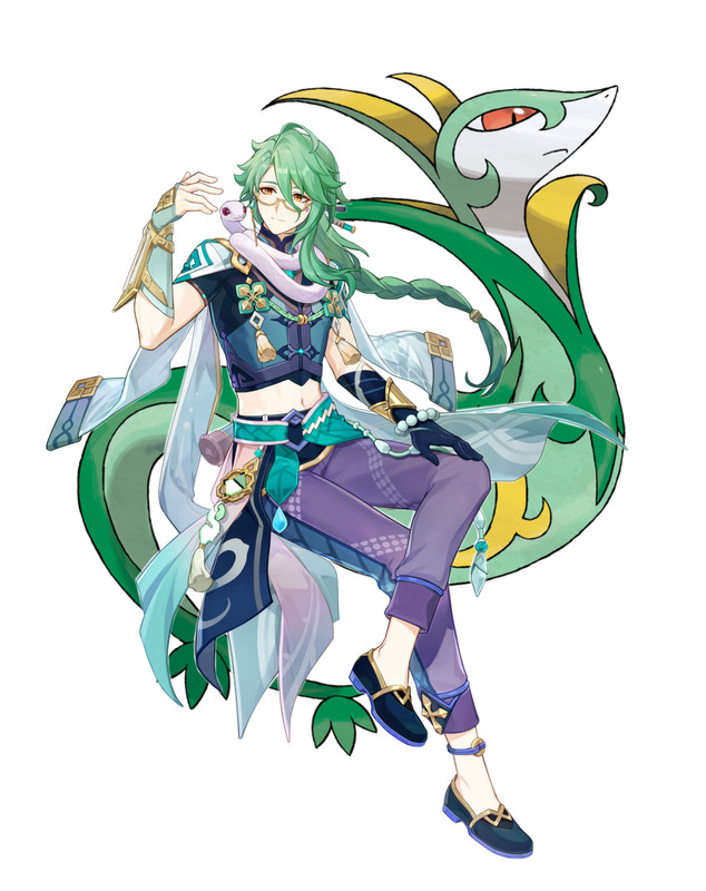 Baizhu and Serperior