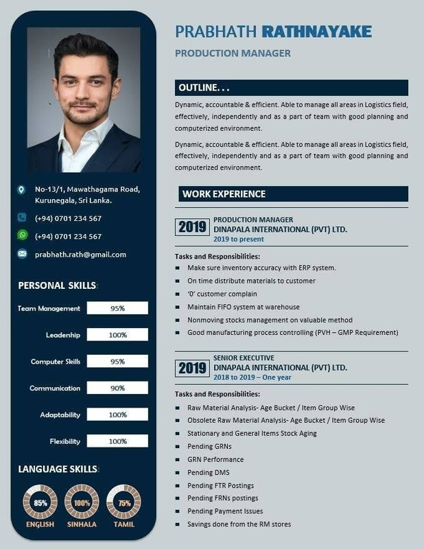 Professional CV creating service