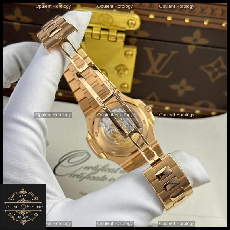 Patek Philippe Nautilus 5711 Automatic 40mm Gold Plated Chocolate Dial - Super Clone