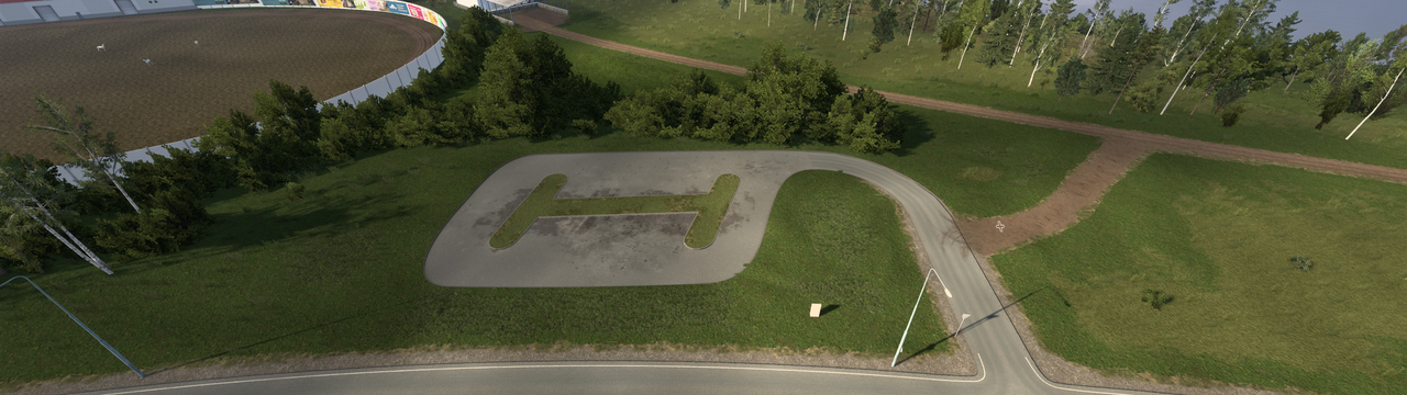 Parking area south of F7