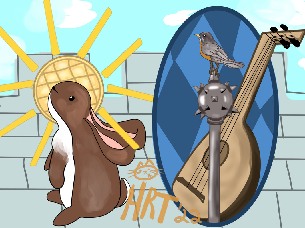 Crest of House Hopper and Stefan the Barbarian Rustycat16 Stranger