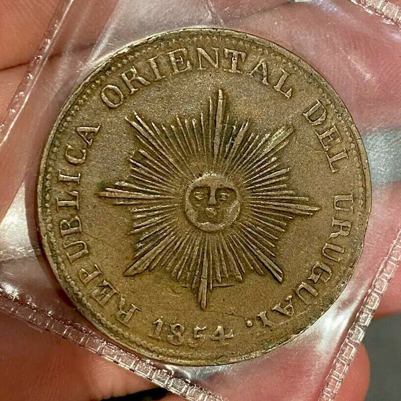 Uruguay •1854• 20 Centésimos  1854a