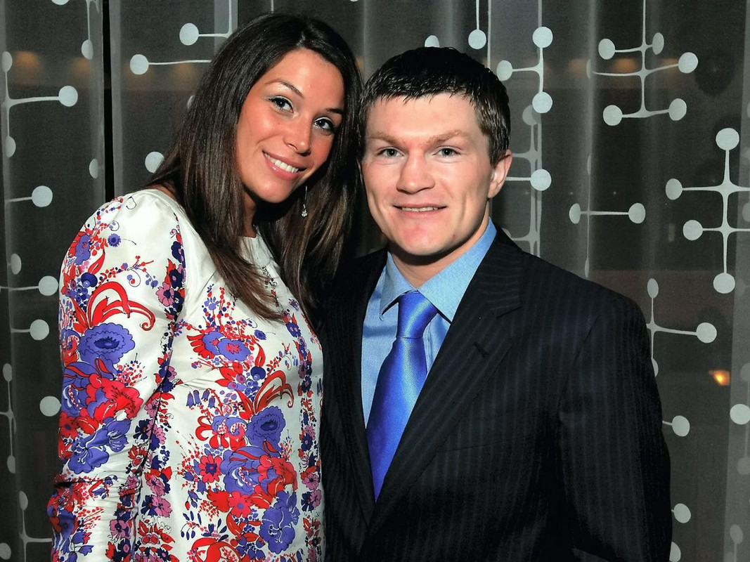 Ricky Hatton with Jennifer Dooley