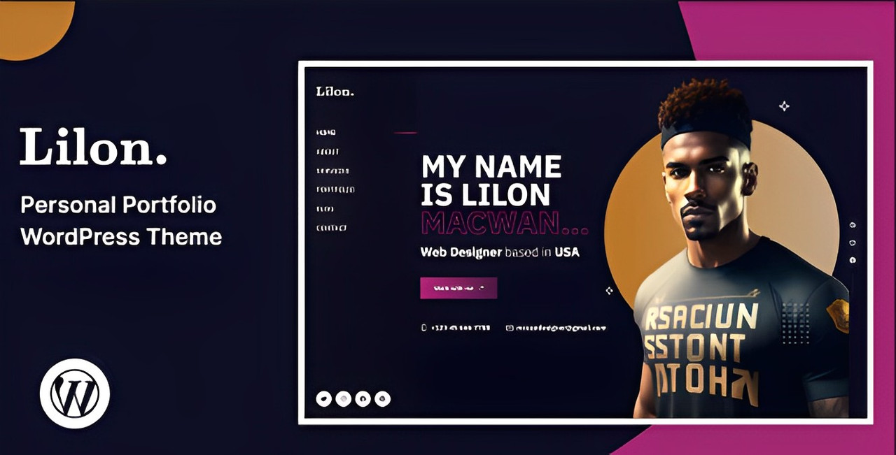 Lilon – Personal Portfolio WordPress Theme