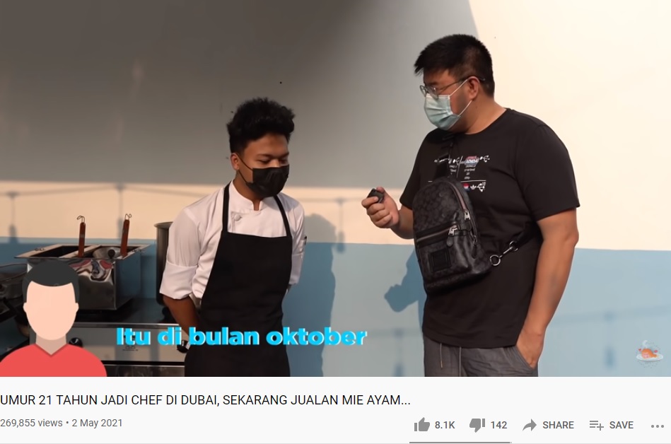 Chef Raju yang pernah bekerja di Dubai dan kini membuka usaha kuliner Tempat Dahar.