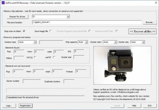 GoPro Recovery 2.45