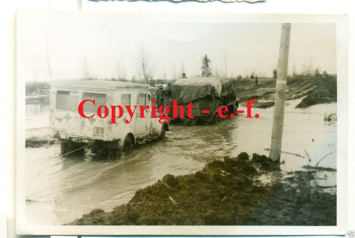 FOTO - 10.Pz.Gr.Div. - FAHRZEUG  SdKfz  weiß Get