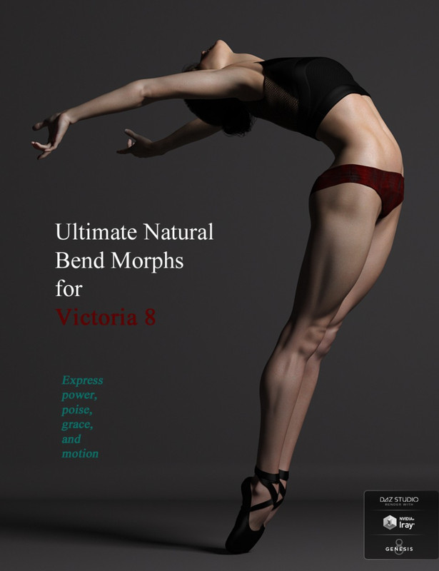 ultimate natural bend morphs for victoria 8 00 main daz3d