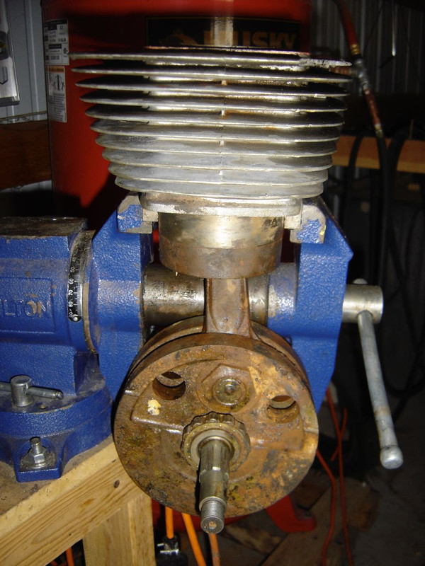 Rust Bucket motor apart intact