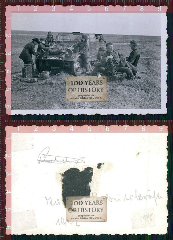 Orig. Foto 5. Panzer Tank Division Fahrzeug Kübe