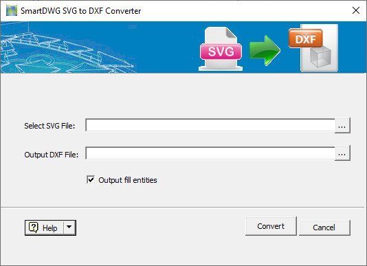 SmartDWG SVG to DXF Converter 1.96