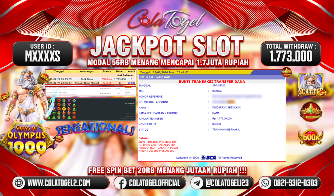 JACKPOT SLOT GACOR!!