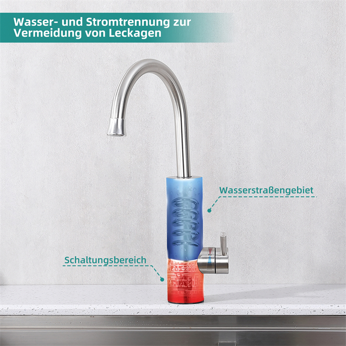 wasserhahn mit durchlauferhitzer