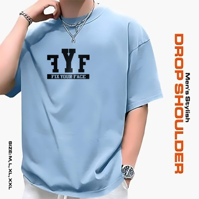 মেনস স্টাইলিশ ড্রপ শোল্ডার- t-shirt: আভিজাত্য আর আরামের সেরা মিশ্রণ