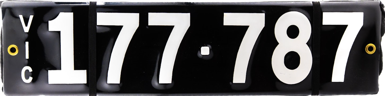 Swiss Number Plate 177 787