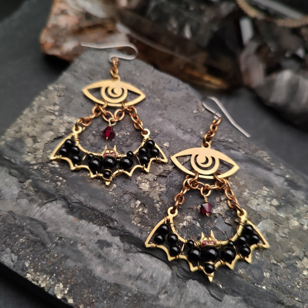 Earrings - BATS