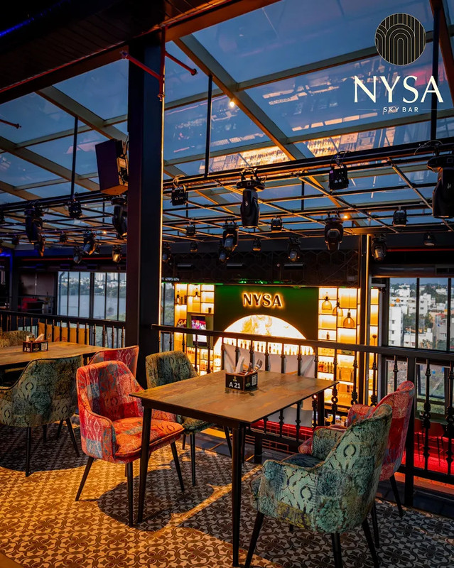 Rooftop pub in Yelahanka