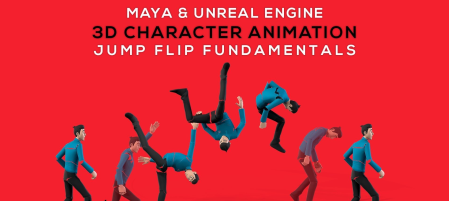Maya & Unreal: 3D Character Animation Jump Flip Fundamentals | Part 02: The Landing | Body Mechanics