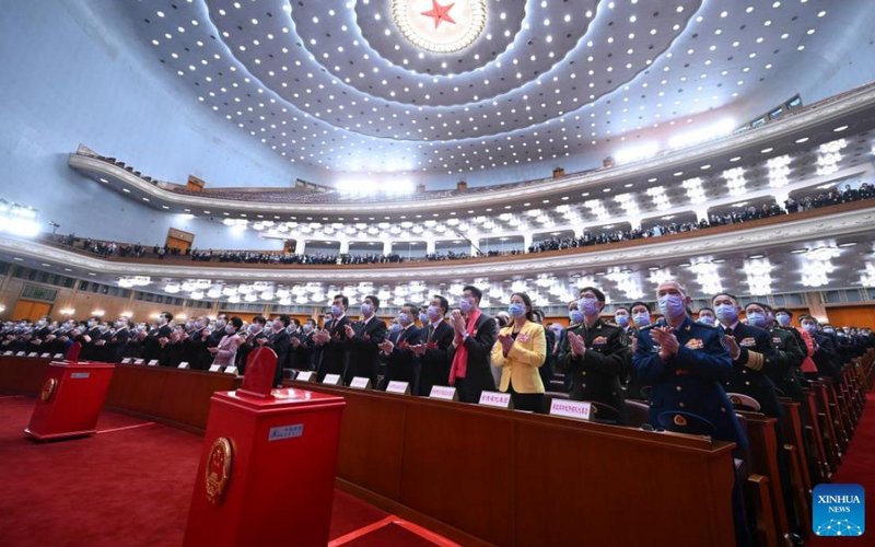 Xi Jinping es elegido por tercera vez como presidente de China para un nuevo mandato Asamblea-china