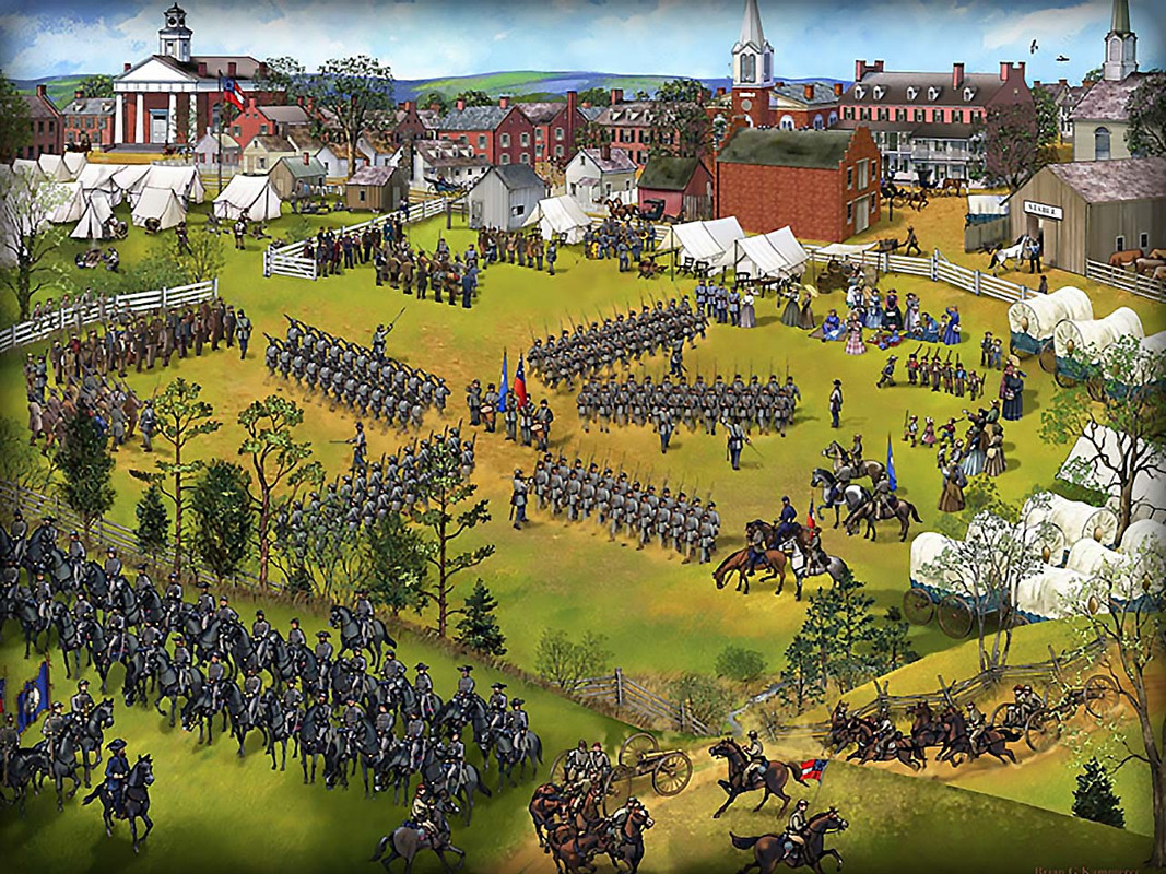 Civil americana,Bull Run 1ª,Ejército de Shenandoah, Winchester, Virginia, 1861 , por Brian G Kammere