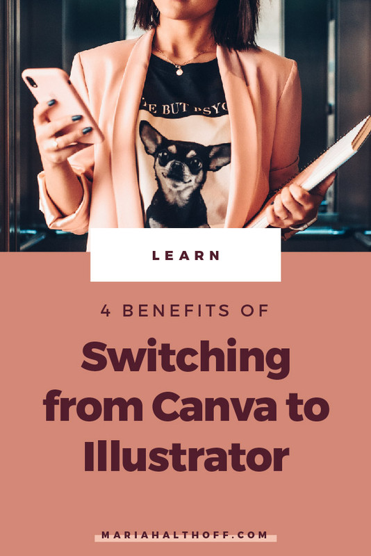 If you’re new to design, you’ve probably dabbled in web-based designs programs like Canva. If you’re ready to step it up a notch (and maybe even make this your full-time career), you need to be using more professional software! To help you understand the difference between these beginner programs and top-tier design applications, I’ve put together a list of the top four benefits of switching from Canva to Illustrator!