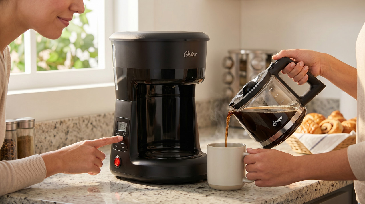 Cafetera Oster M/BVSTDCS51B Negra