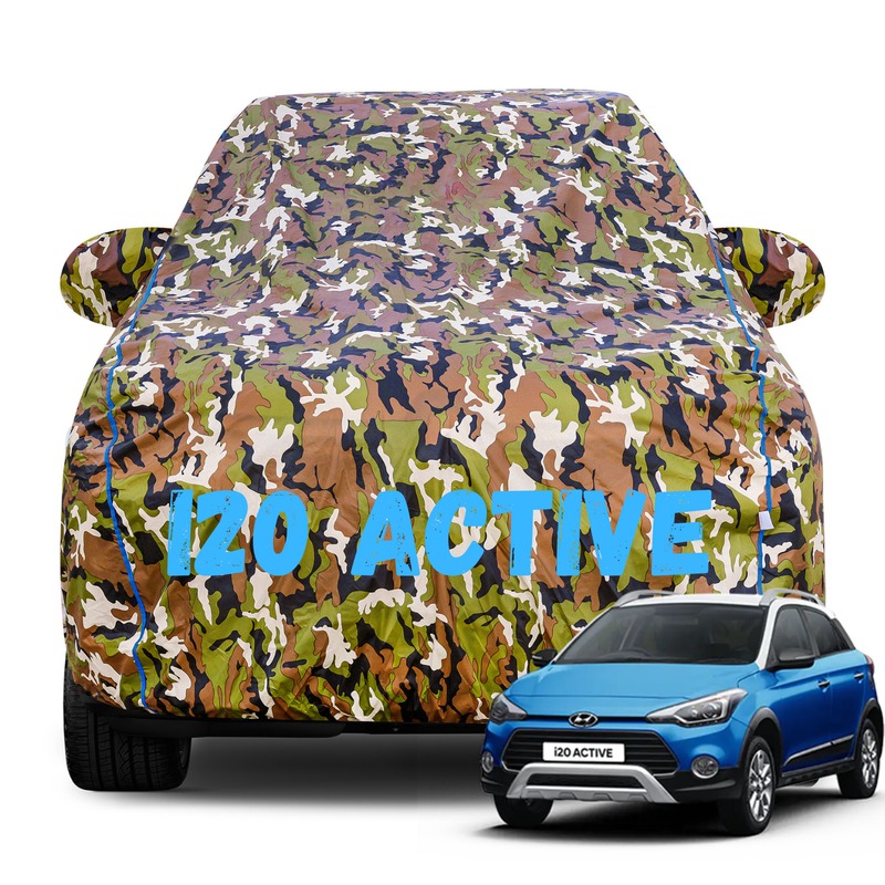 i20 Active Army Car Cover