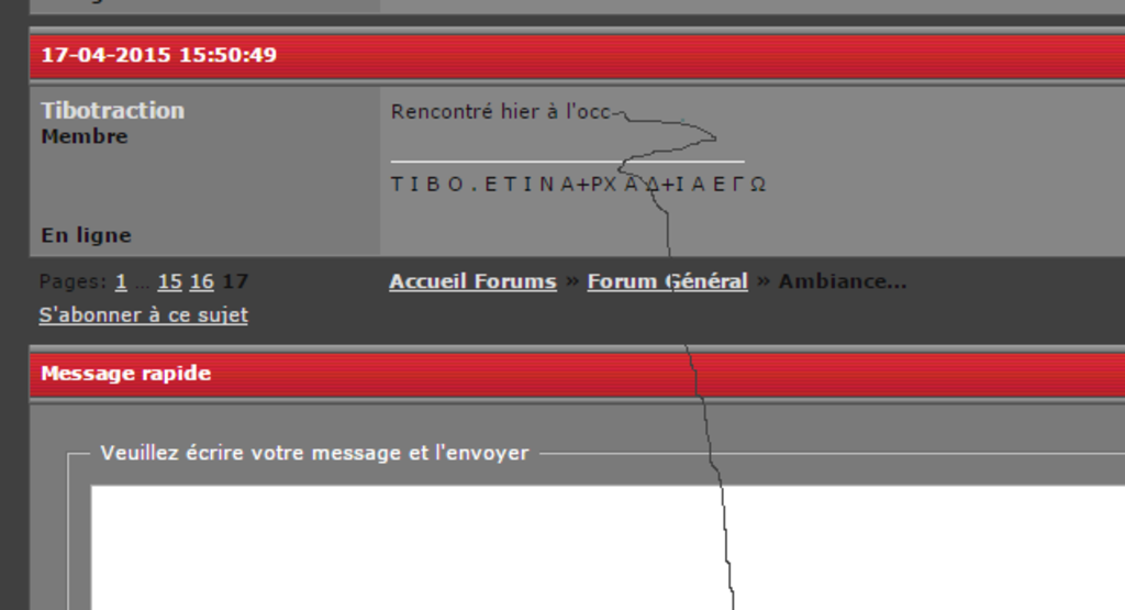 Interruption involontaire de nos émissions