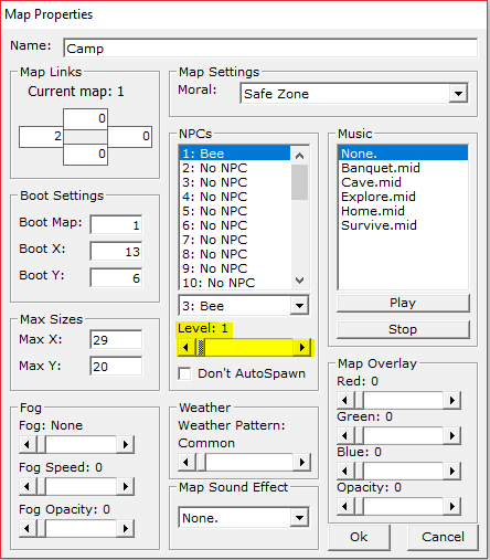 Map Properties