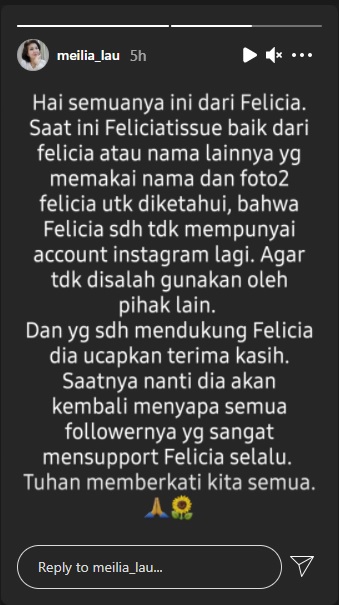 Unggahan Meilia Lau