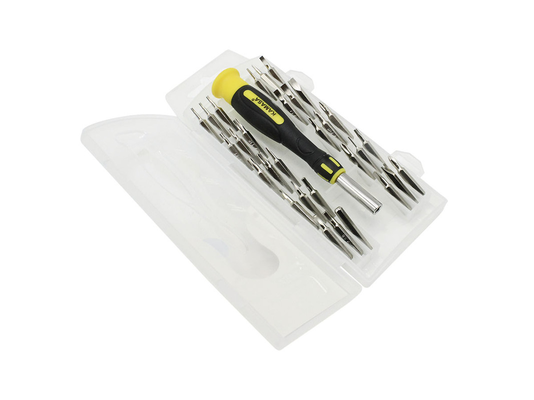 MINI DESARMADOR CON 30 PUNTAS KAMASA