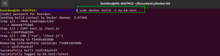 build docker