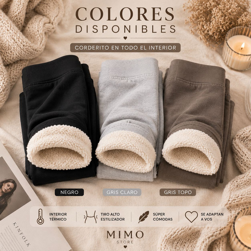 Calza cintura alta detalle