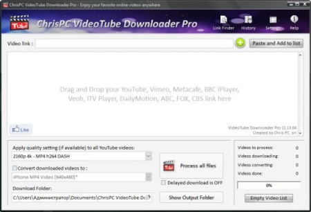 ChrisPC VideoTube Downloader Pro 12.18.18 Multilingual