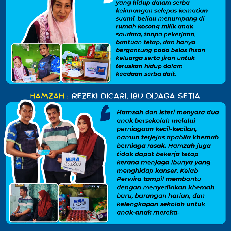 raih pahala berganda dalam membantu masyarakat setempat.