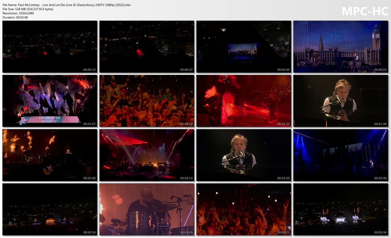Paul McCartney - Live And Let Die (Live @ Glastonbury) (HDTV 1080p) [2022]