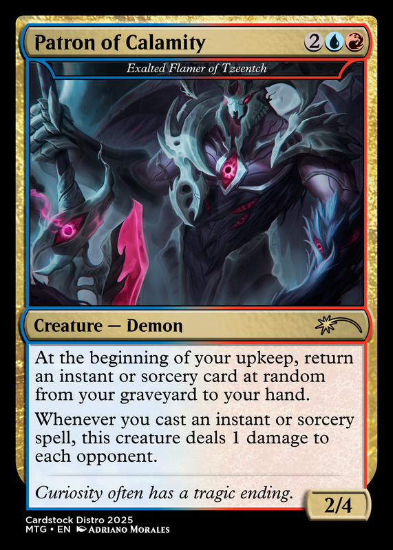 Exalted Flamer of Tzeentch (Patron of Calamity)