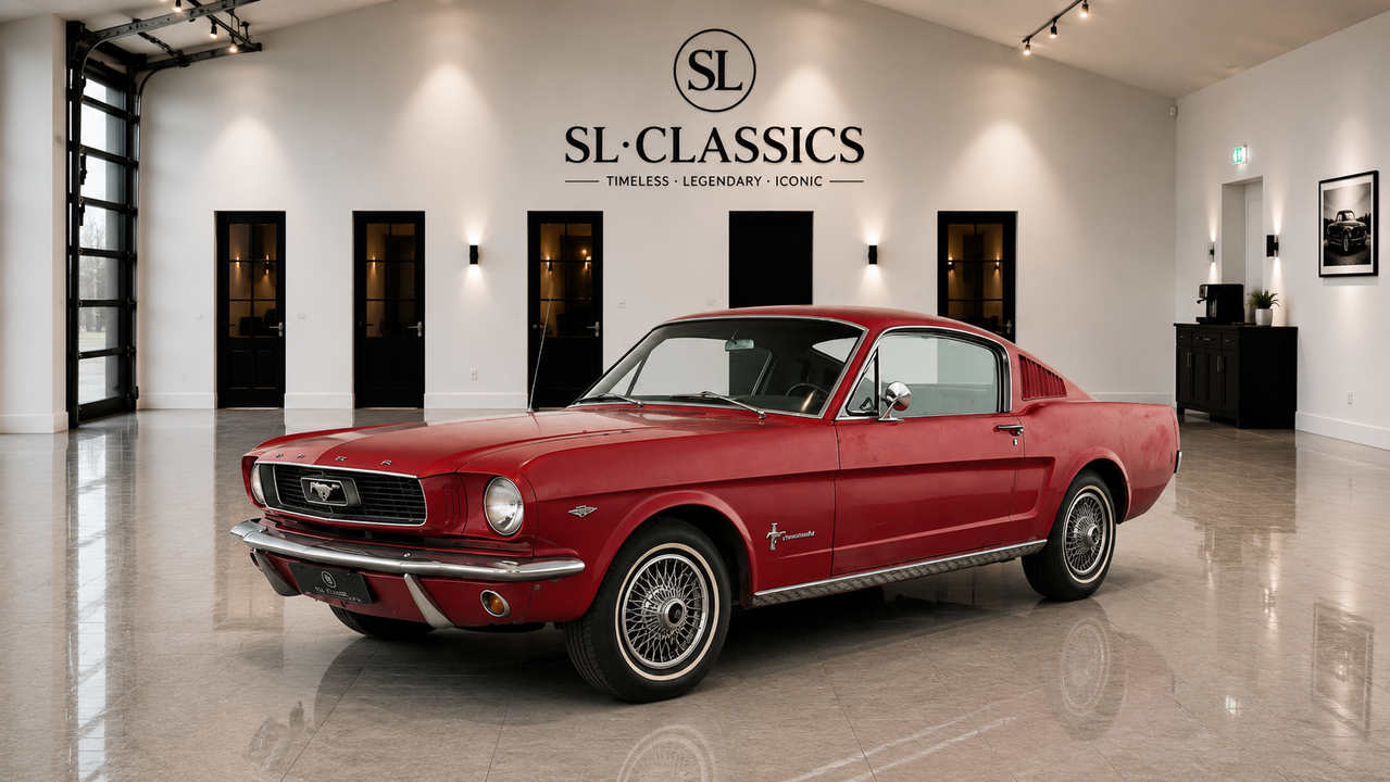 1966 Ford Mustang Fastback in Candy Apple Red