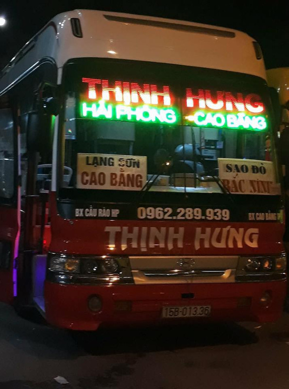 Nhà xe Thịnh Hưng: Cao Bằng - Lạng Sơn - Bắc Giang - Quảng Ninh - Hải Phòng