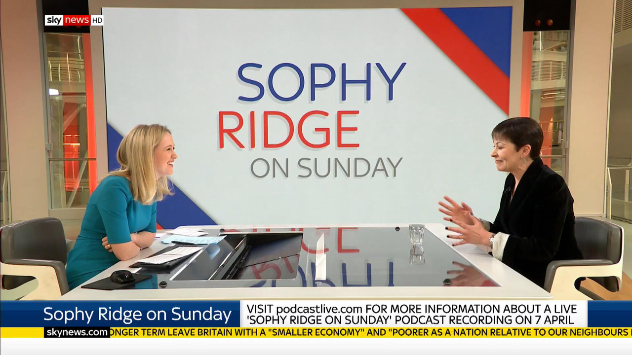 24 March - 09.00.00 - Sophy Ridge On Sunday. A new kind of polit