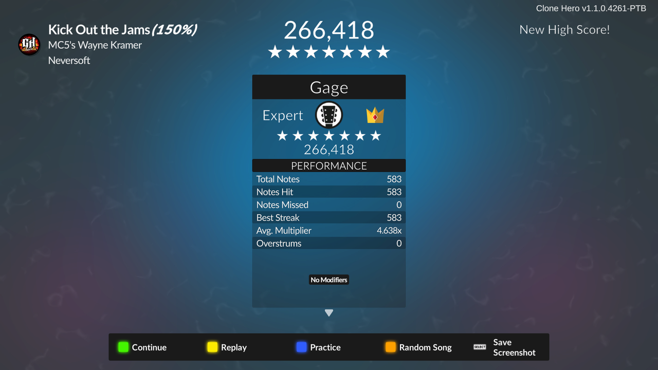 clonehero Kick Out the Jams 20260102203530