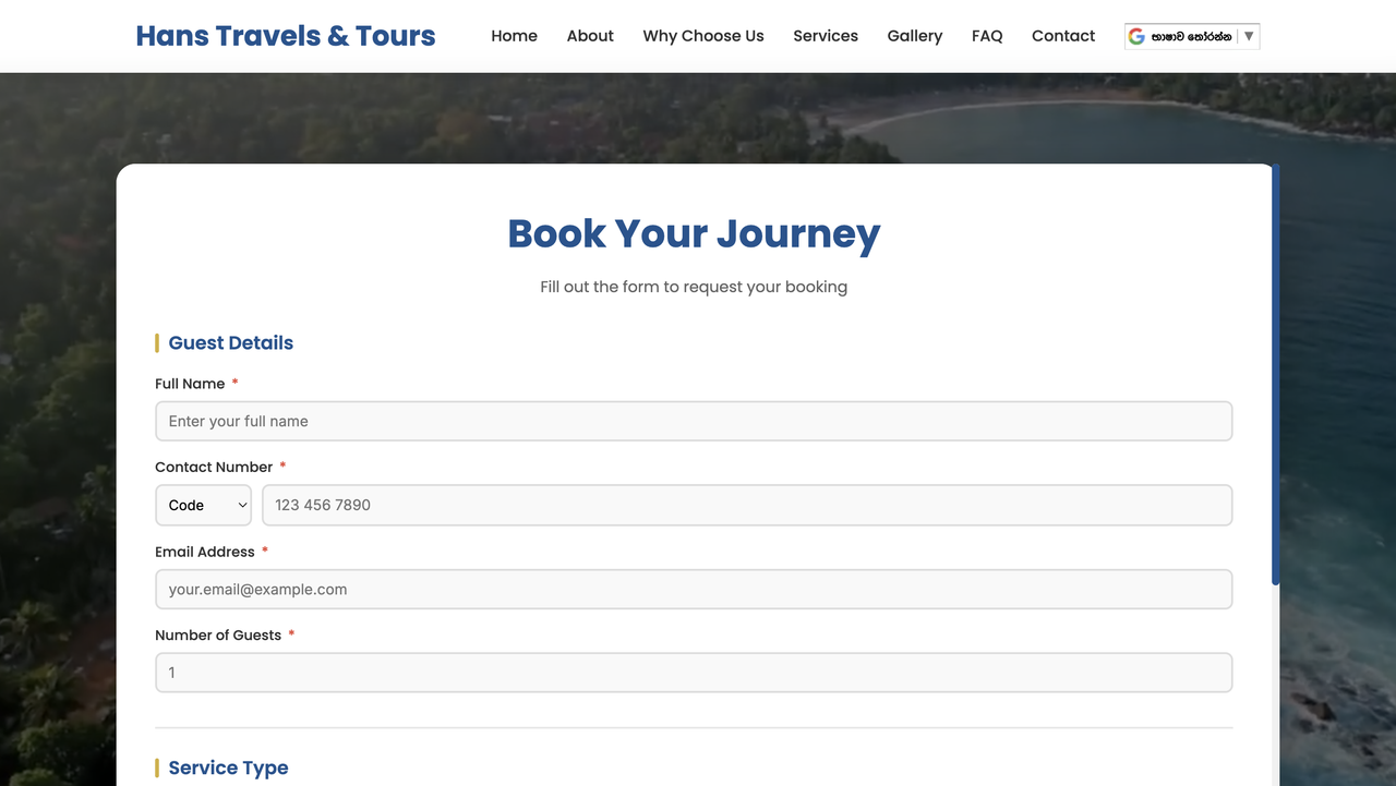 Testing Site Website Preview