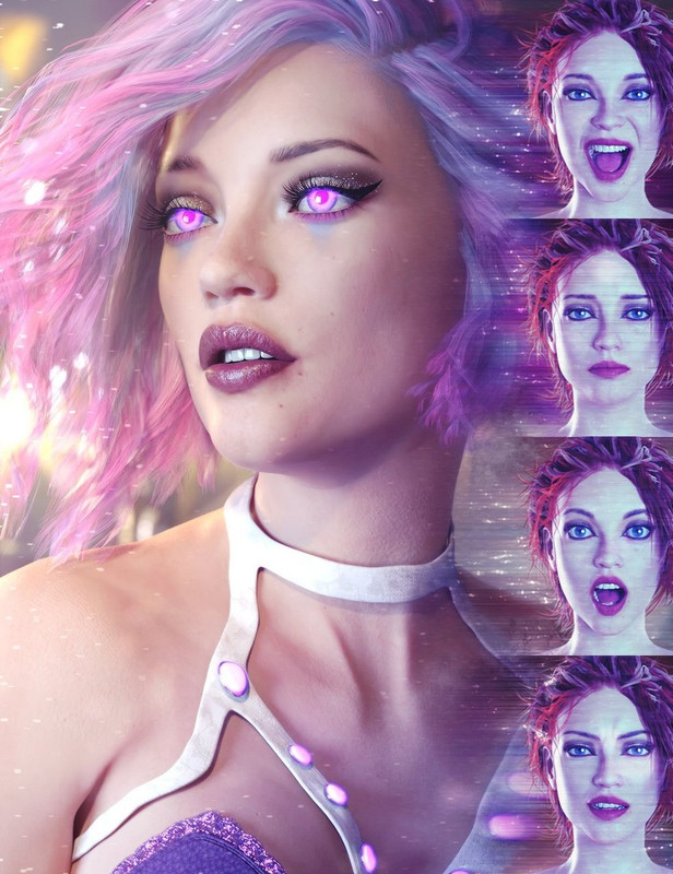 ptf down to earth expressions for zelara 8 and genesis 8 females 00 main daz3d
