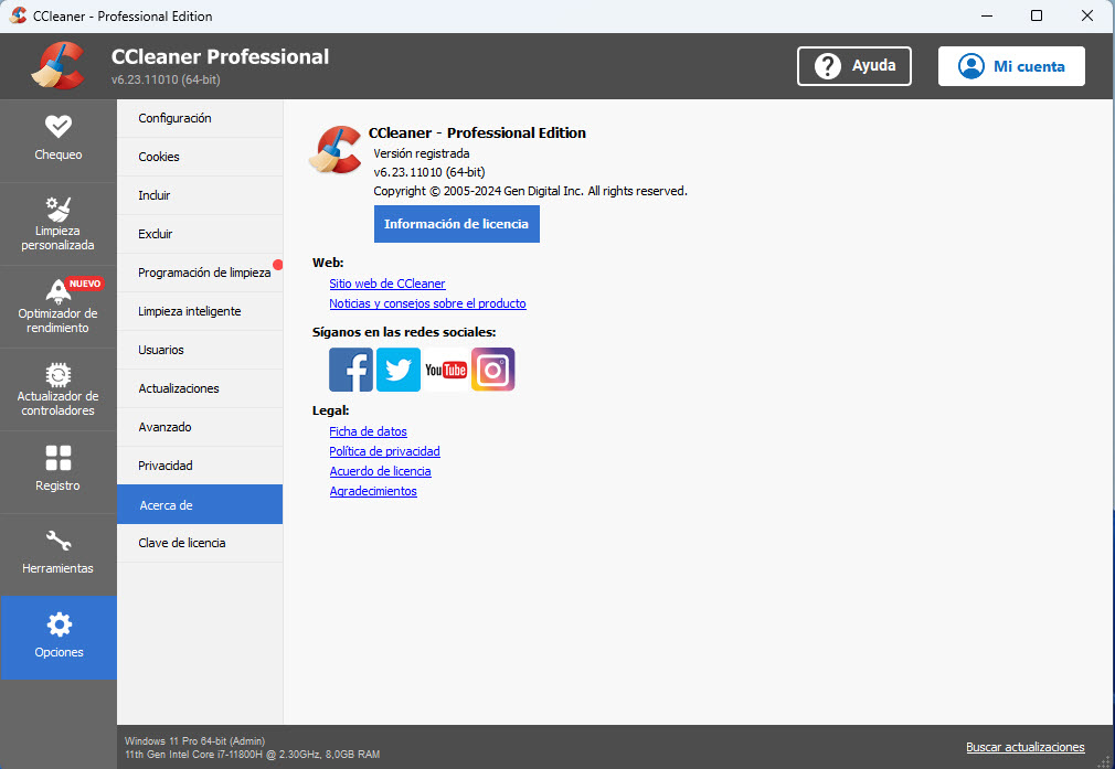 CCleaner Professional Plus v6.23 [El paquete completo para mantener tu PC a full operación] 08-05-2024-10-07-54