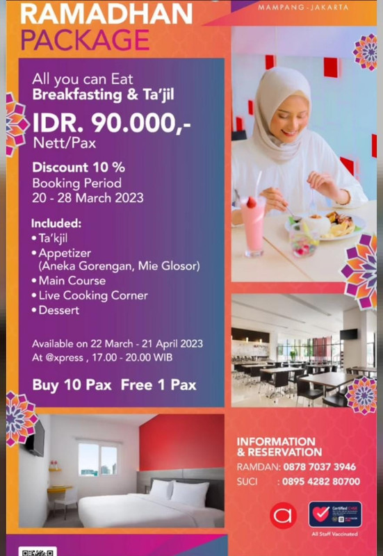 Amaris Hotel Mampang, hotel di Jakarta Selatan yang punya paket bukber all you can eat.